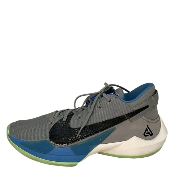 NIKE Shoes Freak 2 Air Zoom Men’s 12 Particle Grey CK5424 Running Sneakers