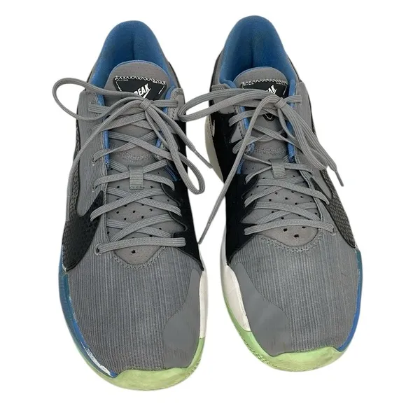NIKE Shoes Freak 2 Air Zoom Men’s 12 Particle Grey CK5424 Running Sneakers