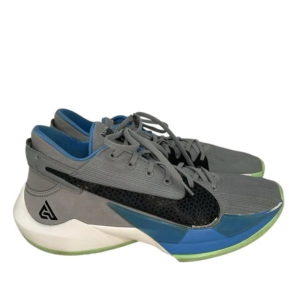 NIKE Shoes Freak 2 Air Zoom Men’s 12 Particle Grey CK5424 Running Sneakers