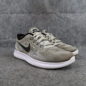 Nike Shoes Womens 6 Athletic Trainer Free RN Running Active Comfort Flyknit Grey