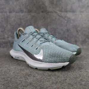 Nike Shoes Womens 6 Athletic Trainers Quest 2 Running Active Comfort Blue Grey