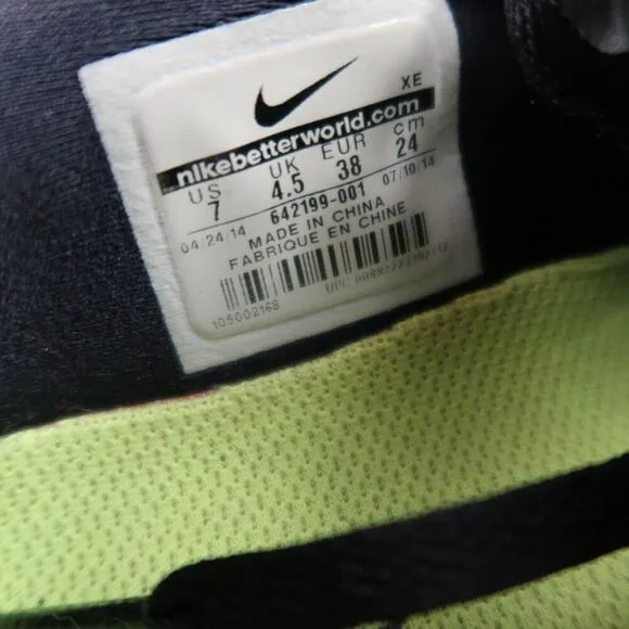 Nike Shoes Womens 7 Sneakers Athletic Free 5.0 Trainers Lifestyle Active Black