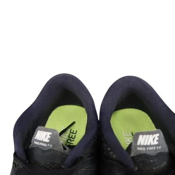 Nike Shoes Womens 7 Sneakers Athletic Free 5.0 Trainers Lifestyle Active Black