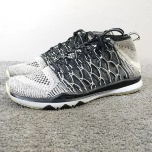 Nike Train Ultrafast Flyknit Mens Size 9.5 Shoes 843694-004 Sneakers Black Gray