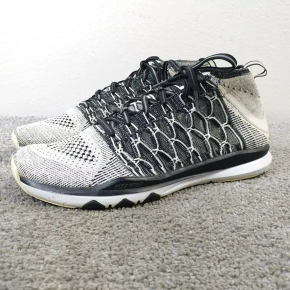 Nike Train Ultrafast Flyknit Mens Size 9.5 Shoes 843694-004 Sneakers Black Gray