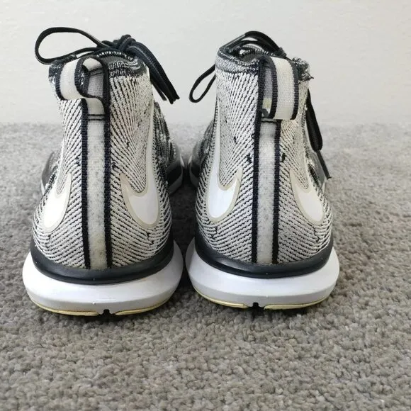 Nike Train Ultrafast Flyknit Mens Size 9.5 Shoes 843694-004 Sneakers Black Gray