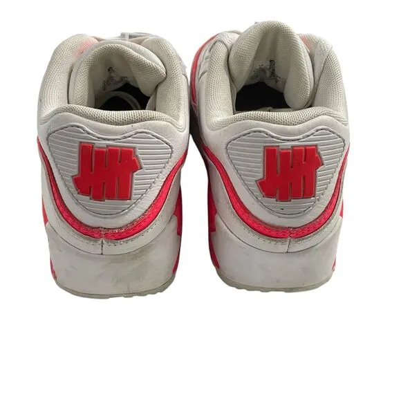 Nike Undefeated x Air Max 90 White Solar Red Men’s 6 Women’s 7.5