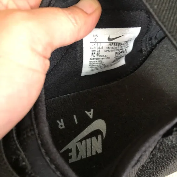 Nike WMNS Air Rift Triple Black TABI Shoes Sneaker HF5389-001 New W/box Japan