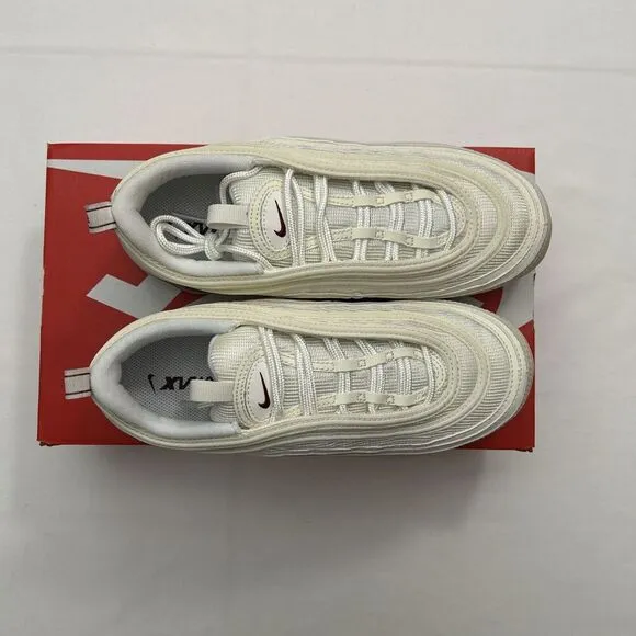 Nike‎ Womens Air Max 97 Sneakers Shoes Light Bone Size 8.5/ White SKU #2963