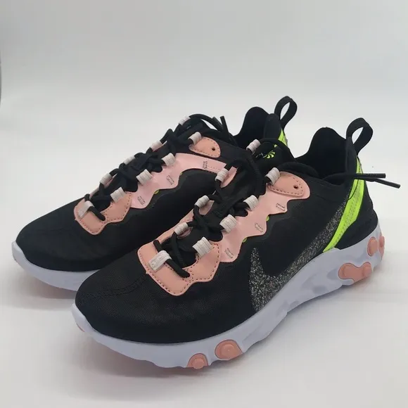 Nike Women's React Element 55 Premium Shoes Black