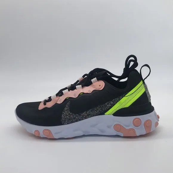 Nike Women's React Element 55 Premium Shoes Black