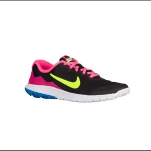Nike Young Flex Experience RN 4 749818-007 Pink, Black Running Shoes, 5Y