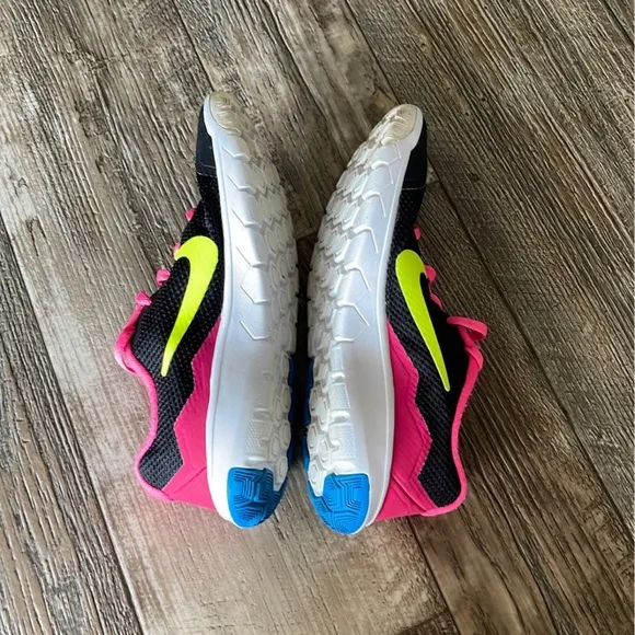 Nike Young Flex Experience RN 4 749818-007 Pink, Black Running Shoes, 5Y