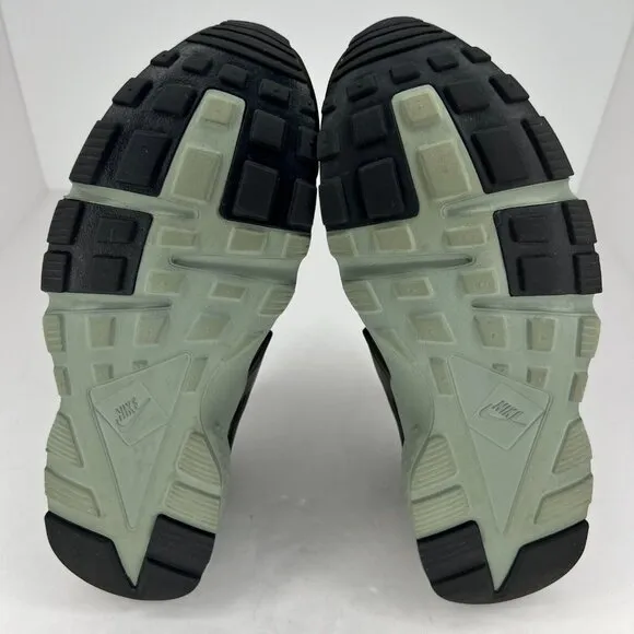 Nike Youth 654275-302 Green Air Huarache Sequoia Low Top Size 7 Y Running Shoes