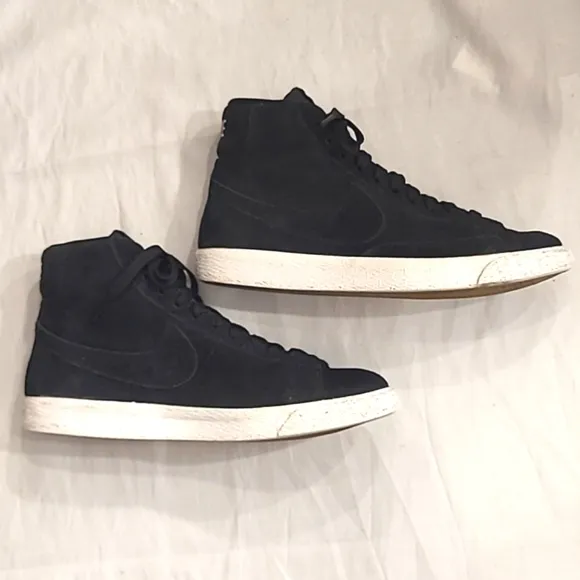 Nike Youth Blazer Mid GS High Top Sneakers Lace Up Suede Athletic Shoes Unisex