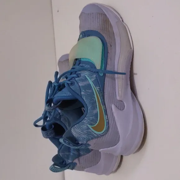 Nike Zoom Freak 3 GS Freezing Time Blue Purple Basketball Shoes Kids Boy Size 7