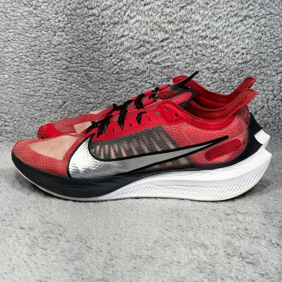 Nike Zoom Gravity Mens Size 10.5 Running Shoes Sneakers University Red Silver