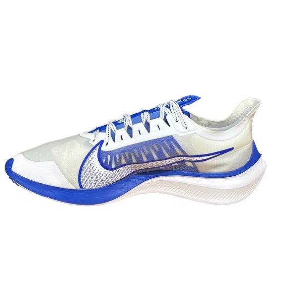 Nike Zoom Gravity Racer #BQ3202-100 Blue/White Men's Running Shoes Size 13 EUC