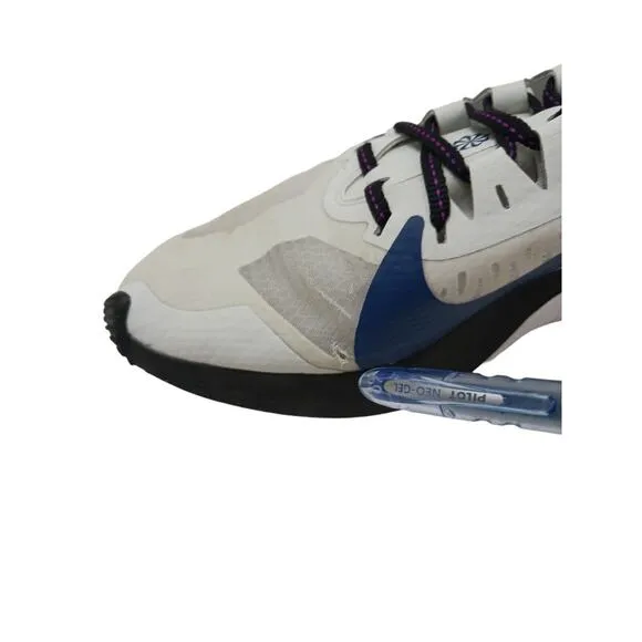 Nike Zoom Gravity Running Shoes Women’s Size 9 White Gray Black Purple Run Track