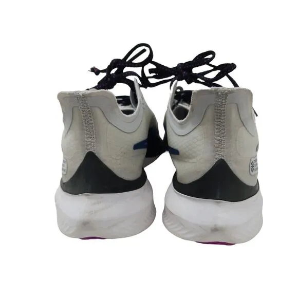Nike Zoom Gravity Running Shoes Women’s Size 9 White Gray Black Purple Run Track