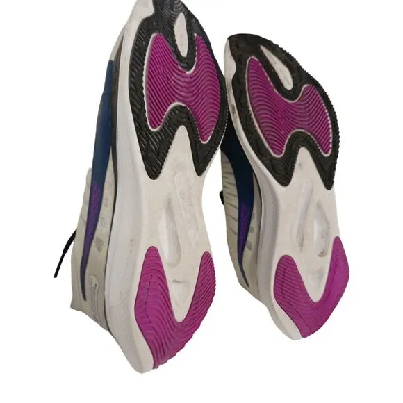 Nike Zoom Gravity Running Shoes Women’s Size 9 White Gray Black Purple Run Track