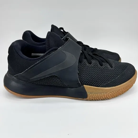 Nike Zoom Live 2017 Shoes Men's Size 10.5 Black Gum Athletic Sneakers 852421-011