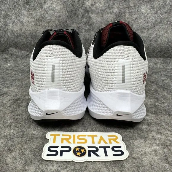 Nike Zoom Pegasus 40 Morehouse Running Shoes Mens Size 8 White DZ6002-100 HBCU