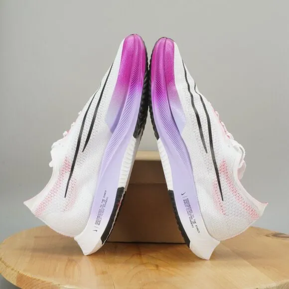 Nike ZoomX Streakfly Mens Size 11.5 Shoes White Vivid Grape Running Sneakers NEW