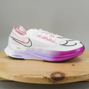 Nike ZoomX Streakfly Mens Size 11.5 Shoes White Vivid Grape Running Sneakers NEW