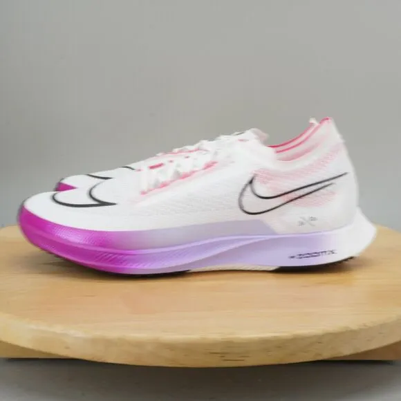 Nike ZoomX Streakfly Mens Size 11.5 Shoes White Vivid Grape Running Sneakers NEW