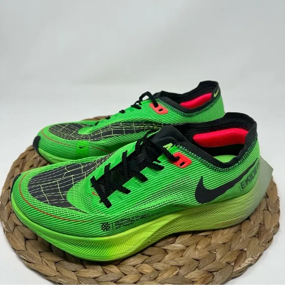 Nike ZoomX Vaporfly NEXT% 2 Running Shoes Ekiden Scream Green Size 7.5 Men's
