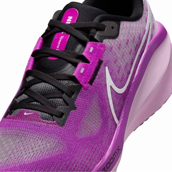 Nike ZoomX Vomero 17 Running Shoes Mens SZ 9.5 Hyper Violet Black FB1309-500