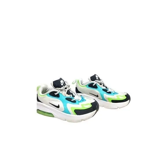 Nike Air Max 200 React Oracle Athletic Running Shoes Boys Size 13C