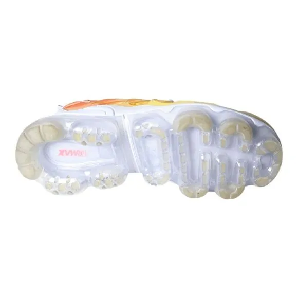 NIKE Air VaporMax Plus &quot;Opti Yellow Laser Crimson' Running Shoes Size 7.5