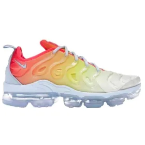NIKE Air VaporMax Plus &quot;Opti Yellow Laser Crimson' Running Shoes Size 7.5