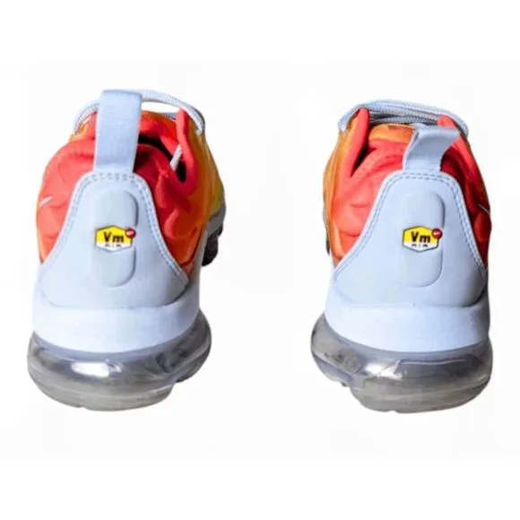 NIKE Air VaporMax Plus &quot;Opti Yellow Laser Crimson' Running Shoes Size 7.5