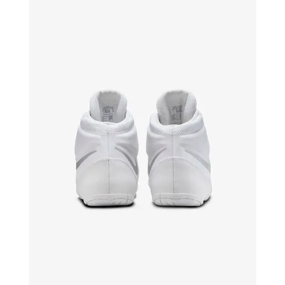 Nike Fury AO2416-102 Sneakers Men's US 8.5 White Silver Wrestling Shoes TF4058