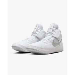 Nike Fury AO2416-102 Sneakers Men's US 8.5 White Silver Wrestling Shoes TF4058