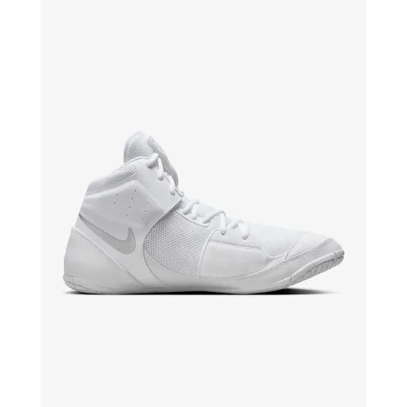Nike Fury AO2416-102 Sneakers Men's US 8.5 White Silver Wrestling Shoes TF4058