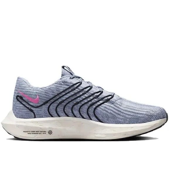 Nike Pegasus Turbo Next Nature DM3413-400 Mens US 7.5 Slate Running Shoes TF1402