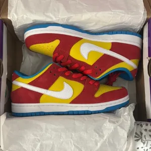 NikeSB DUNK LOW PRO Red and Yellow Sneakers NEW in the box