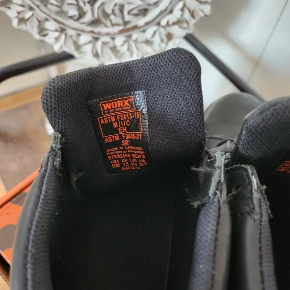 Nitro WORX Men's Safety Toe Chukka Style 5496 Size 8.5 Like New!
