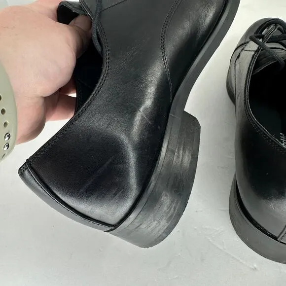 Nordstrom Black‎ Men's Dress Shoes Oxford Pointed Cap Toe Lace Up
