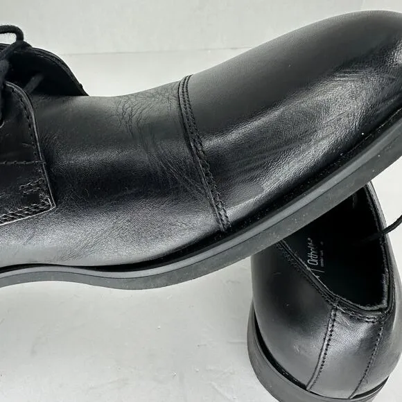 Nordstrom Black‎ Men's Dress Shoes Oxford Pointed Cap Toe Lace Up