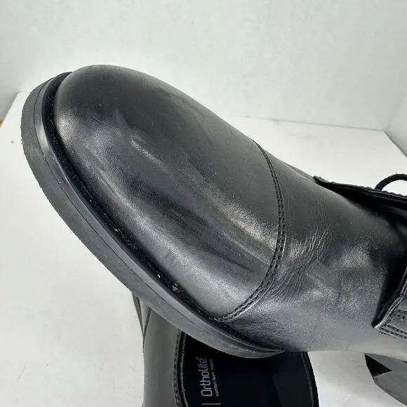 Nordstrom Black‎ Men's Dress Shoes Oxford Pointed Cap Toe Lace Up