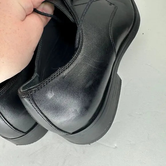 Nordstrom Black‎ Men's Dress Shoes Oxford Pointed Cap Toe Lace Up