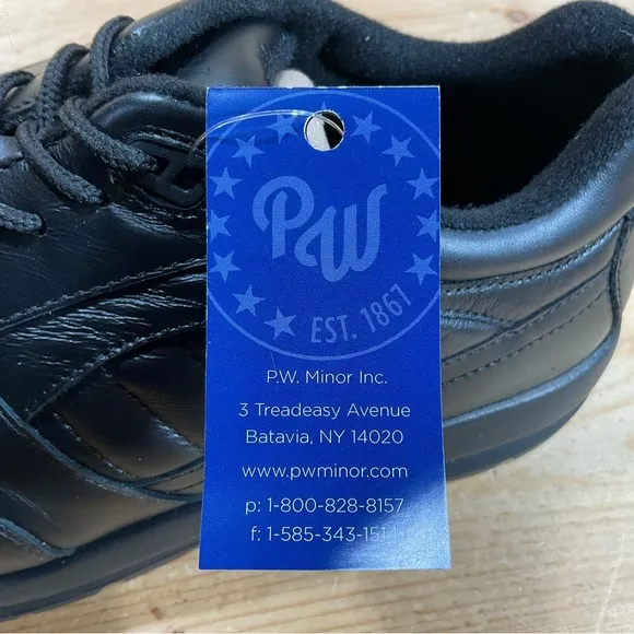NWOB P.W. Minor Performance Walker Lace II Orthopedic ShoesMen’s 8 3W Black
