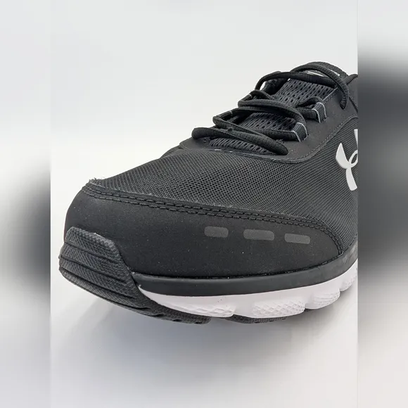 NWOB Under Armour Mens's Charged Assert 8 4E Black Running Shoe Size 13