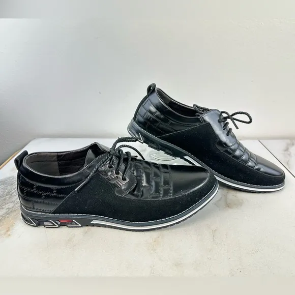 NWOT Gatsby Men's Oxford Derby Orthopedic Leather Dress Shoes, Sz 13