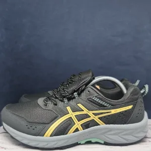 NWT Asics Gel-Venture 9 Trail Running Shoes Black Men's Size 9 Extra Wide
